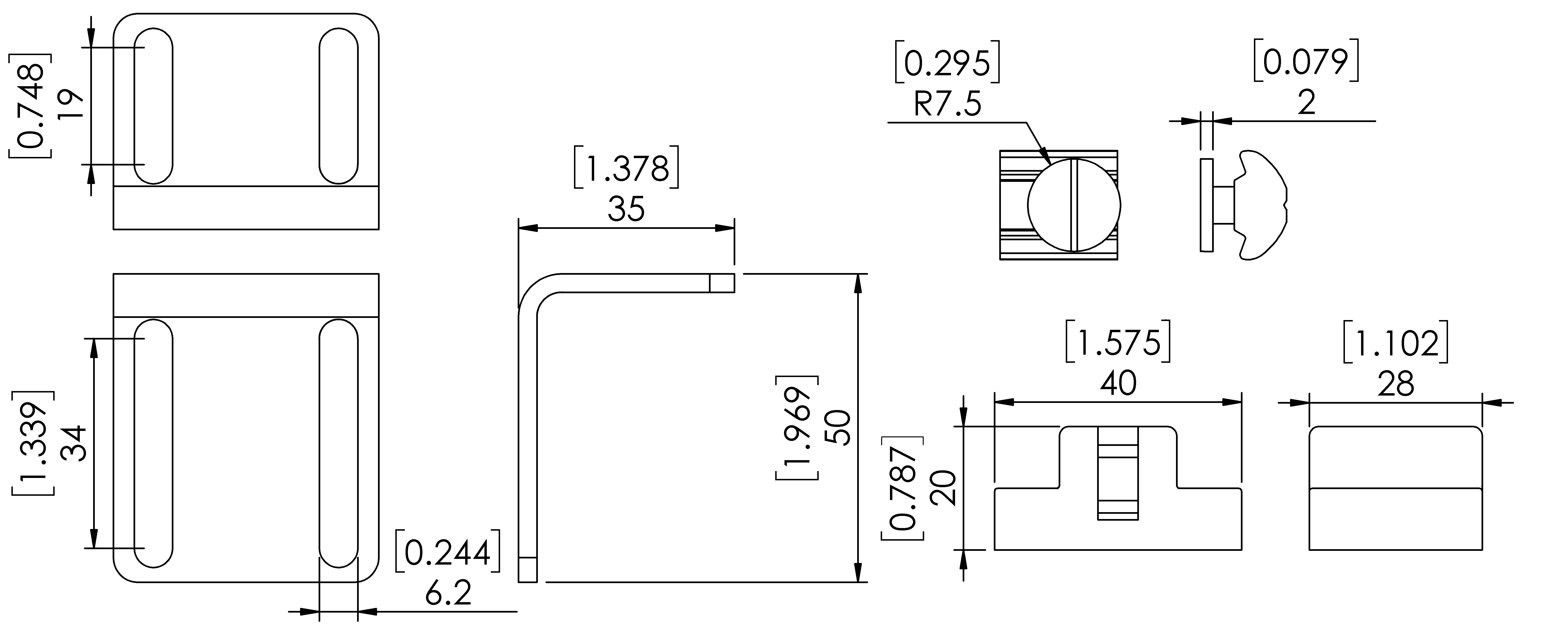 40-6 Magnetic Door Catch Kit